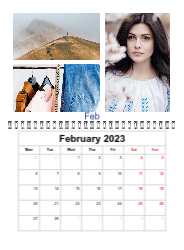 Wall Calendar Double Page