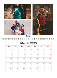 Wall Calendar Double Page