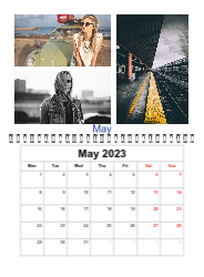 Wall Calendar Double Page