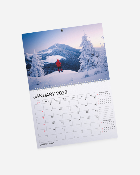 Wall Calendar Double Page